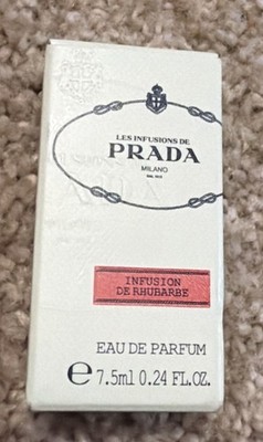 Prada Infusion De Rhubarbe Eau De Parfum 7.5ml/0.24fl.oz. Mini Travel Size New
