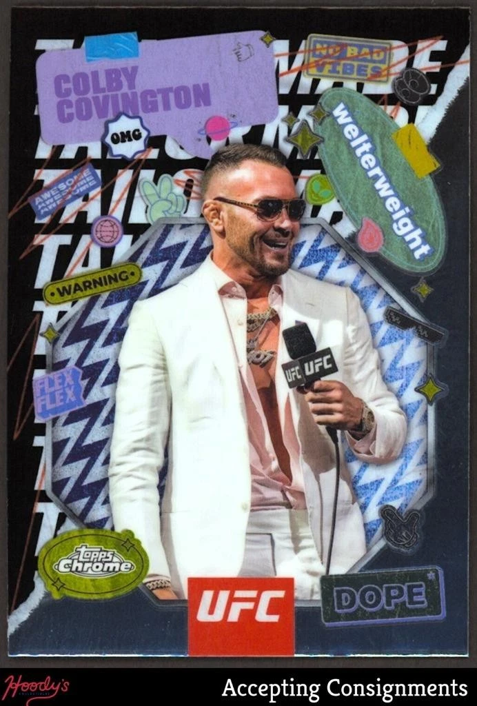 2025 Topps Chrome UFC Tailor Made #TRM5 Colby Covington