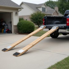 Utility Loading Ramps - Aluminum Top Kit 2 Pack, Non-Skid 1,400 lb Load Capacity