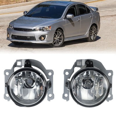 Bumper Fog Light Lamp Pair For Mitsubishi Lancer 2016 2017 2018 Driver&Passenger