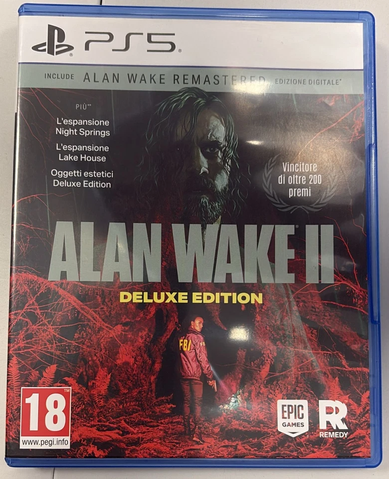 Alan Wake II deluxe edition ps5, foto 1 di 2