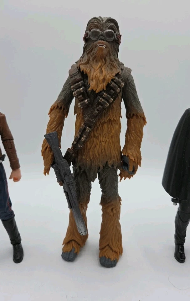 Hasbro Star Wars Solo Black Series Goggles Chewbacca, Landon, & Han Solo Lot - Image 3 of 4