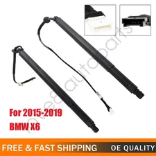 2X Rear Tailgate Power Trunk Hatch Lift Support For 2015-2018 BMW X6 F16 1 Plug