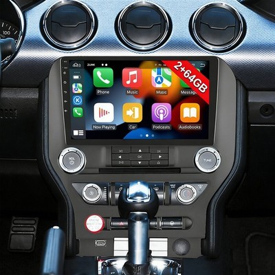 FOR FORD MUSTANG 2015-2021 9'' ANDROID 12 CAR STEREO RADIO GPS NAVI CARPLAY 64GB