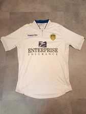 Leeds United FC Trikot (Größe L, Macron, Weiß, Heim, 2011/2012)