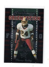 1999 Leaf Rookies & Stars Freshman Orientation #519/2500 Champ Bailey #FO-1