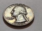 1958-D Washington TONER Quarter • 90% Silver • Circulated • X140