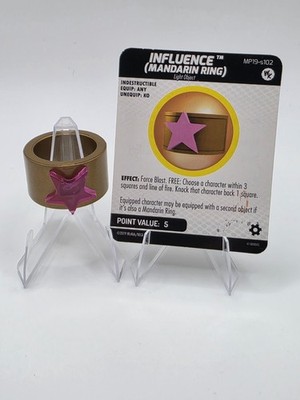 Heroclix 2019 Convention Exclusives set Influence (Mandarin Ring) #MP19-s102!