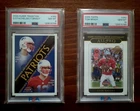 Tom Brady 2005 Topps All-Pro  PSA 10---2000 Fleer Tradition PSA 8  Brady Rookie