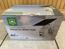  SOLIOM S600 4G LTE Cellular Solar Security Camera –  Wireless, New in Box