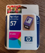 HP 57 Tri-color Print Ink, Sealed New Photosmart 100 130 7150 7350 7550
