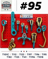 Set 95 -11 Pieces Auto Body Frame Machine Pulling Tools Clamps Value Set Set 95 -11 Pieces Auto Body Frame Machine Pulling Tools Clamps Value Set