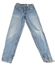 Vtg Levis 560 Comfort Fit Jeans 90s Denim Men 31x36 Blue Made in USA Tapered Tab