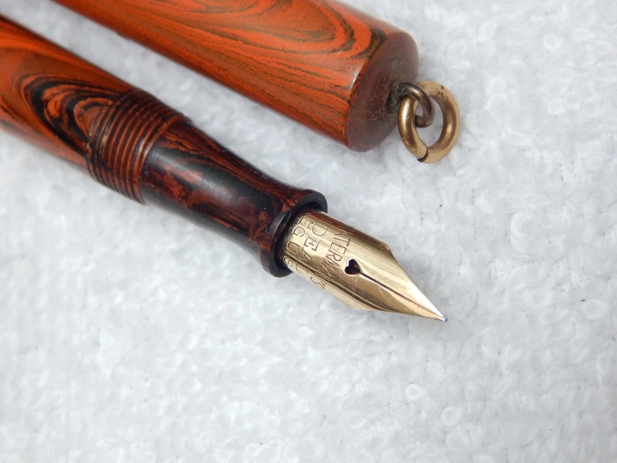 Gold, 14K Nib with Vintage Collectible Waterman Fountain Pens for