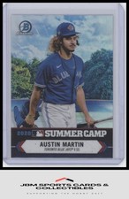 2021 Bowman Chrome #SC-3 Austin Martin 2020 Summer Camp