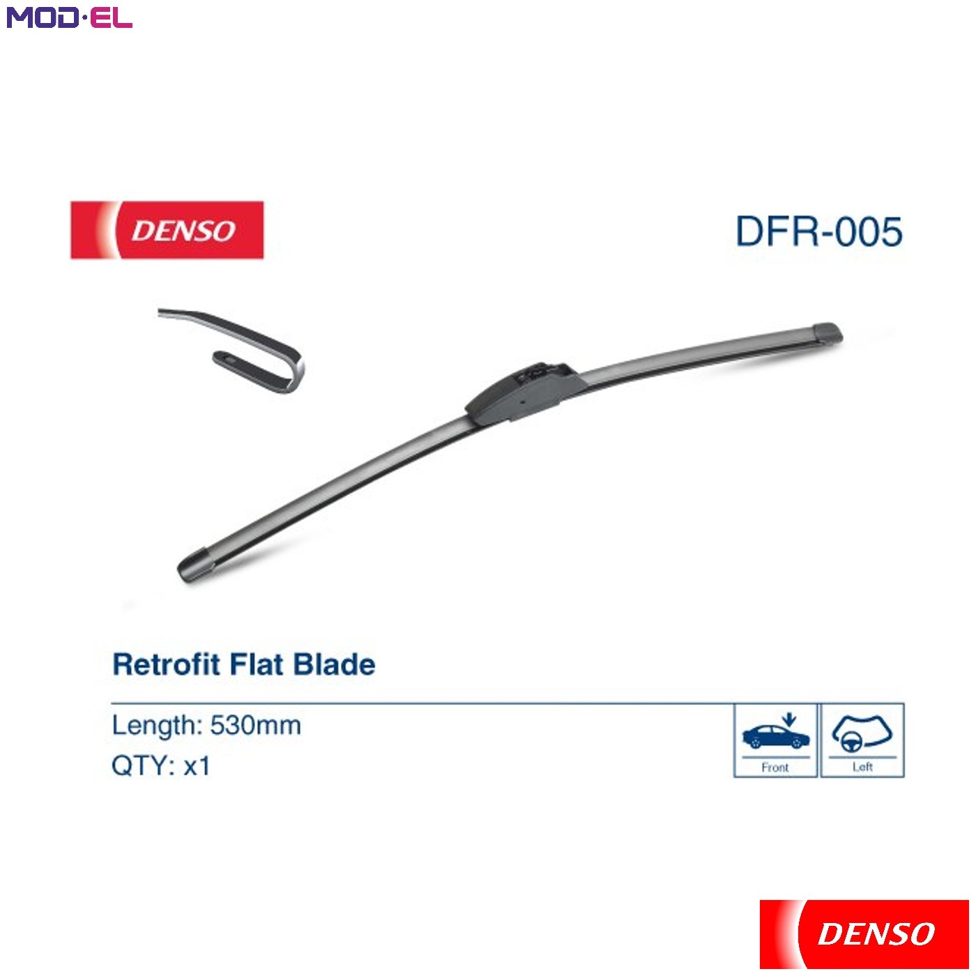 Wiper Blade fits BMW Front Drivers Side/Right Windscreen Denso Quality New - Image 28