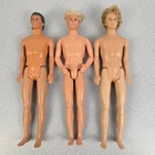 Vintage Mattel Ken Fashion Dolls Lot of 3 Nude 1990 1997 2005