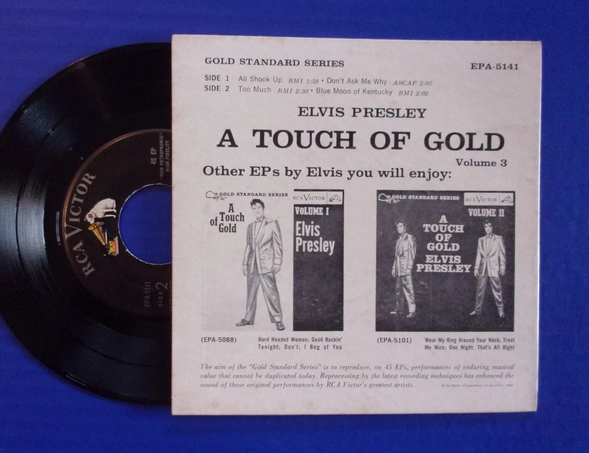 ELVIS PRESLEY - A Touch Of Gold (EPA-5141) 1960 First Pressing