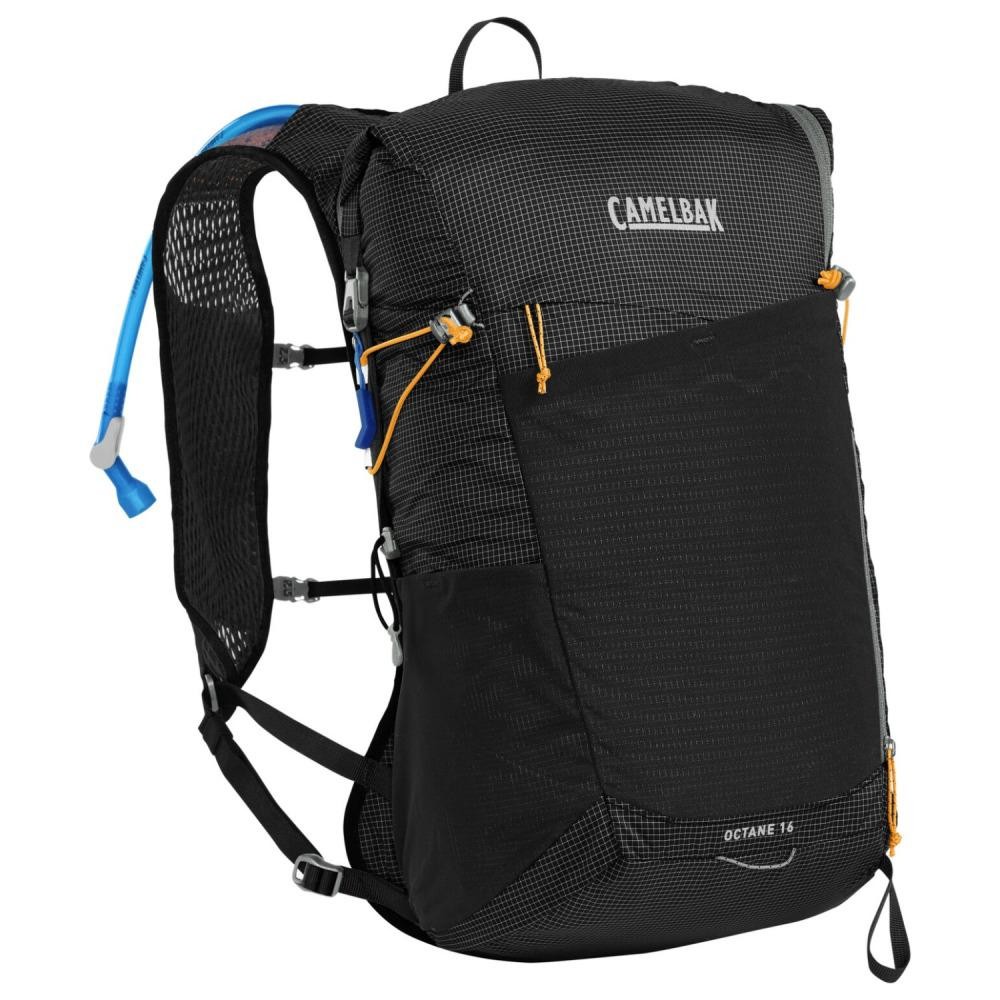 Camelbak Octane 16 Hydration Hiking Pack with Fusion Reservoir (Black/Apricot) -