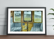 Eric Ravilious Train Landscape FRAMED WALL ART POSTER PAINTING PRINT 4 SIZES