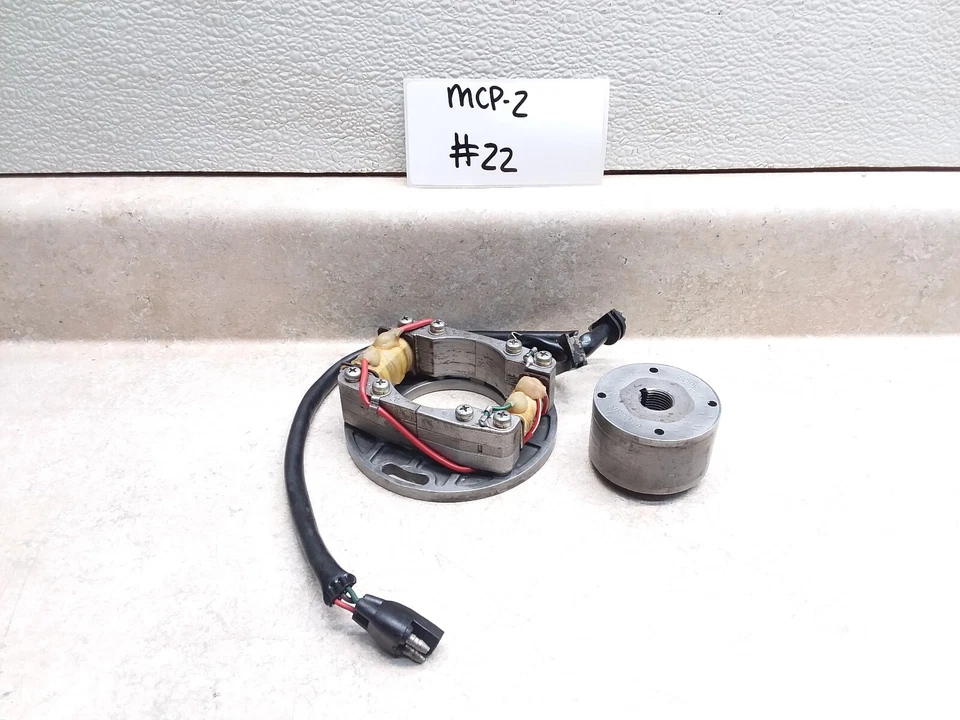 De colección 1974 Honda CR125M CR125 Elsinore Alternador Estator Volante Rotor MCP-2 #22 Foto 2 de 4