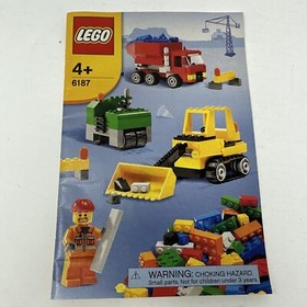 LEGO Creative Building 6187 Road Construction Set and 40049 Airplane Manual Only