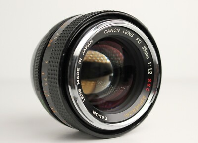 Canon FD 55mm f1.2 SSC Aspherical ASPH SLR Lens Made In Canon FD 55mm f1.2 SSC Aspherical ASPH SLR Lens Made In