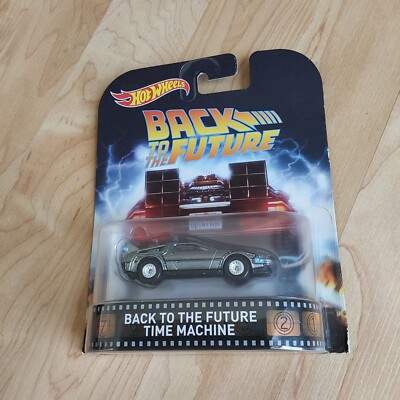 Hot Wheels Back To The Future DeLorean car Time Machine DMC55 2015 NOS . Sealed 