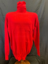 Jack Taylor Beverly Hills Men's 100% Cotton Sweaters Red Size 42 NWOT Scotland