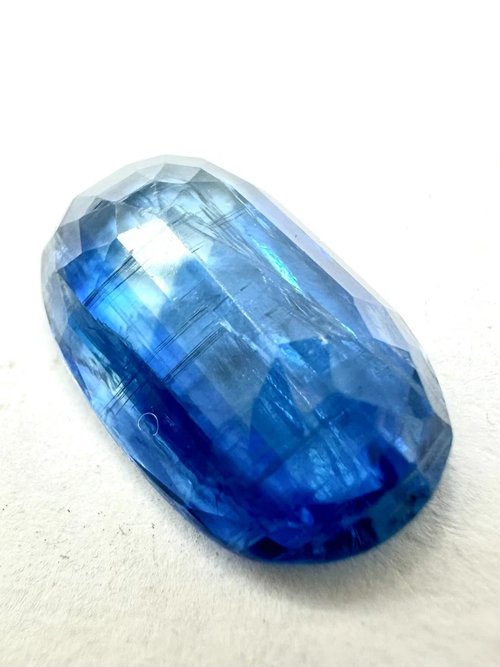 Kyanite Sapphire Gemstone, Natural Kyanite Oval Cut Loose Gemstone 4.85Ct 13x8mm - Image 4 of 4