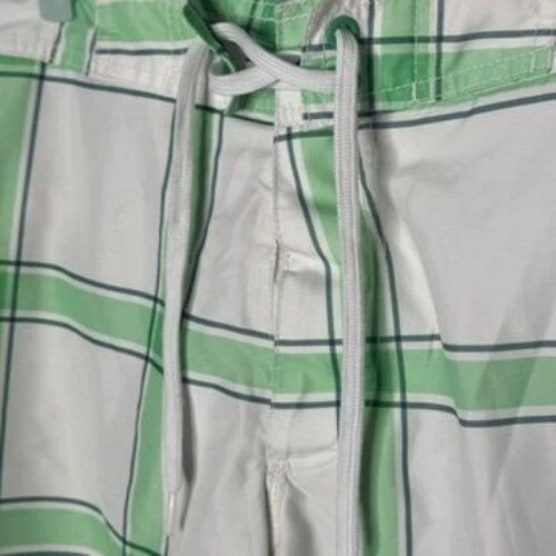 Bañador Old Navy Hombre Talla M Verde Cuadros Verano Vacaciones Primavera Playa Foto 3 de 4
