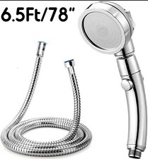 RV Shower Head 78 Inch Long Hose On Off Switch Camper Water Saving High Pressure