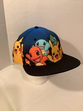 Pokemon Pikachu Snapback Gamer Hat Character Cap 2016 Bioworld