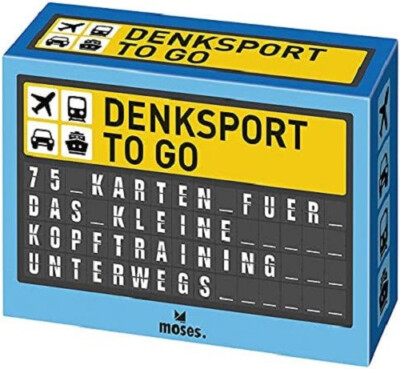 Denksport to go von Oliver Domzalski (in Geschenkschachtel, OVP, neu)