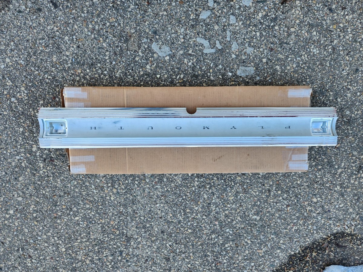 1967 Plymouth Belvedere GTX Satellite Trunk Deck Lid Trim Molding