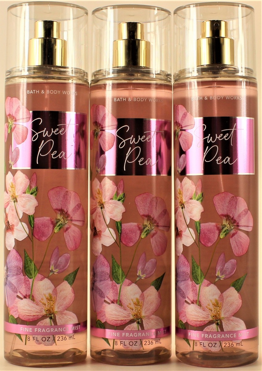 body spray sweet pea fragrance bath body works QTY Bath Body Works SWEET PEA Fine Fragrance Body Mist Spray