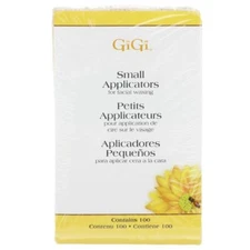 GiGi Small Wax Applicators for Facial Hair Waxing/Hair Removal, 100 pk