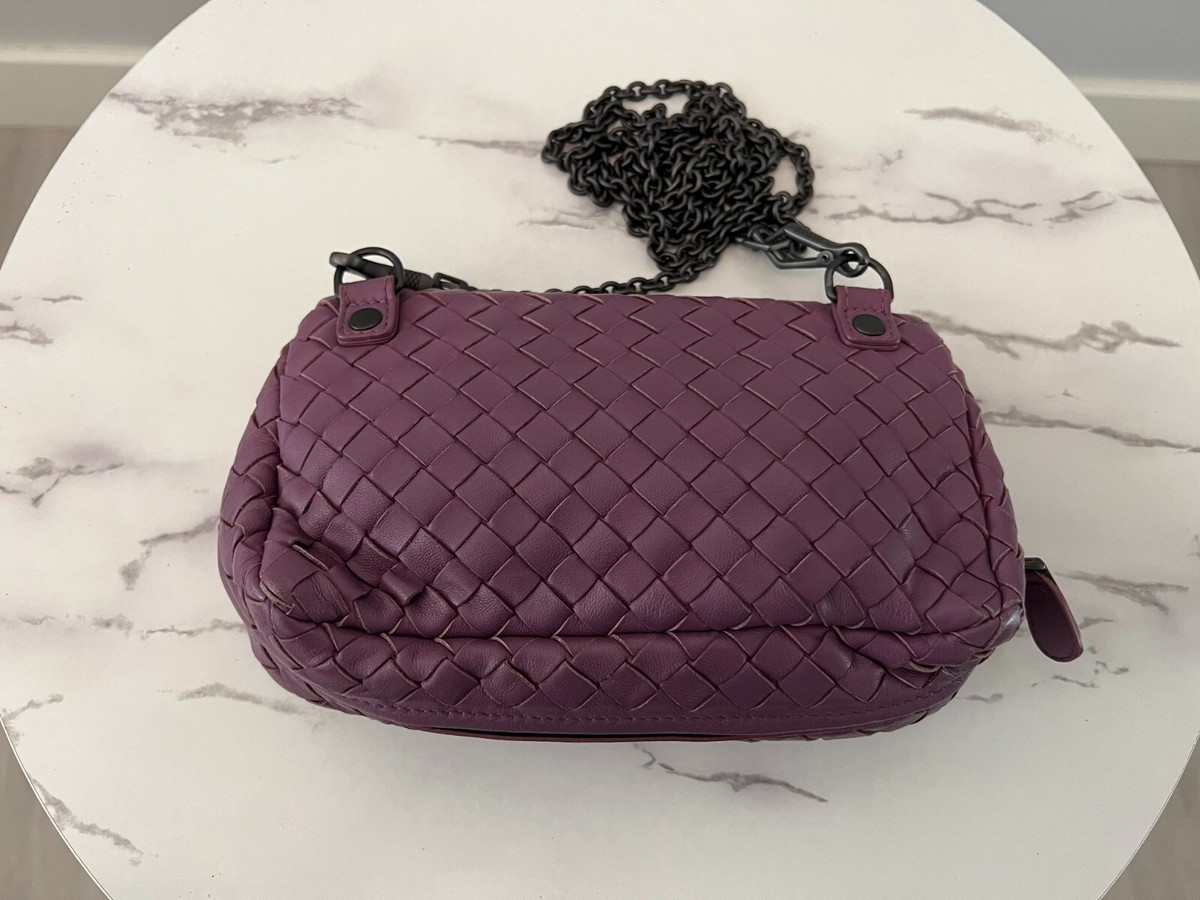 Bottega Veneta Intrecciato Nappa Crossbody Mini Bag Lambskin Bottega Veneta Intrecciato Nappa Crossbody Mini Bag Lambskin