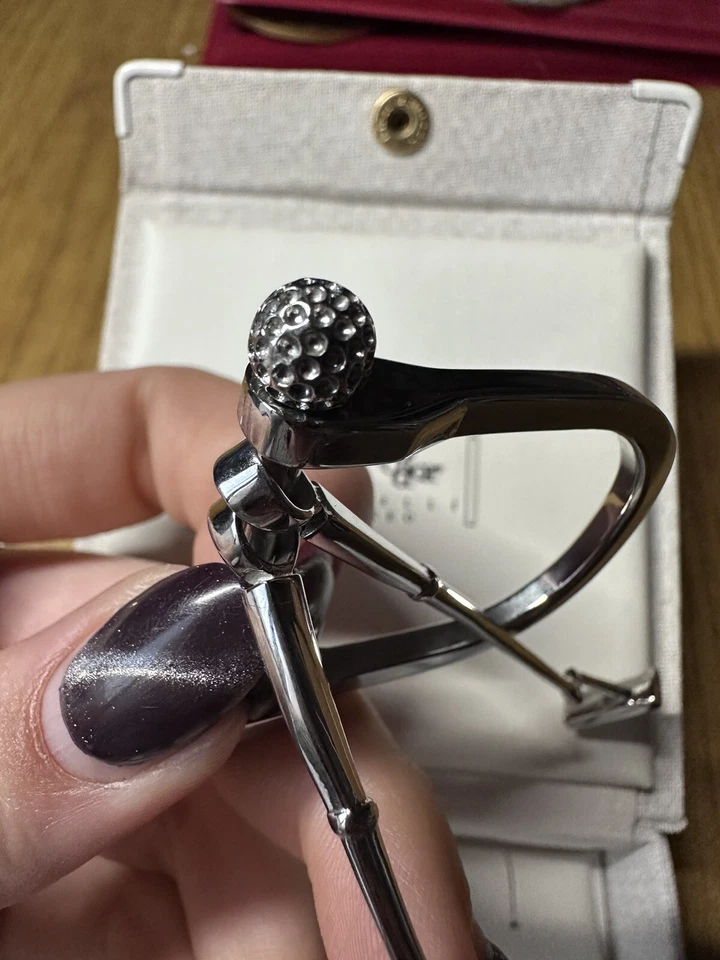 CIONDOLO IN ARGENTO MAZZE E PALLINE DA GOLF CON SCATOLA MZ - Immagine 3 di 4