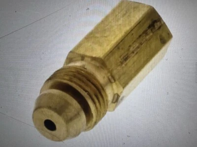 Honeywell~Resideo 1/8 Brass Pilot Compression Fitting-Breakaway Nut 1/4x1/8Tube