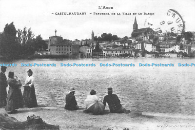 D018241 Laudx. Castelnaudary. Panorama de la Ville et le Bassin. C.A. B