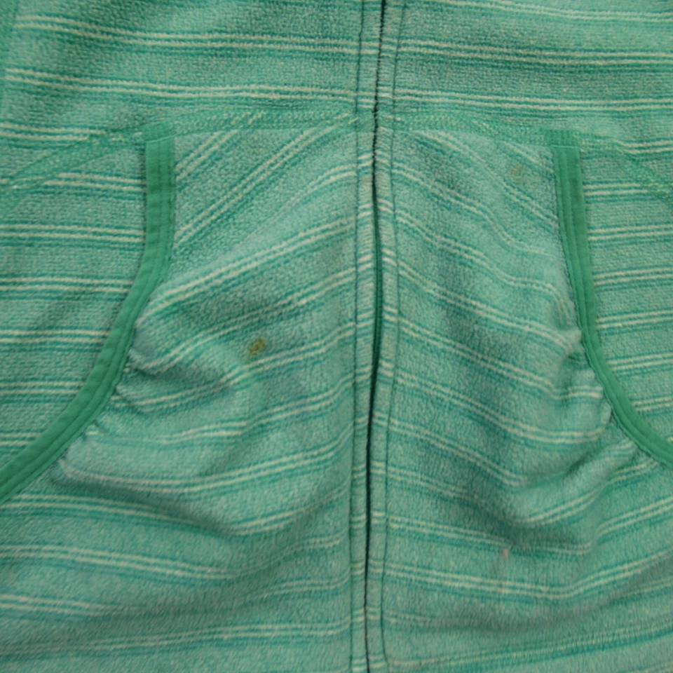 Chaqueta North Face para mujer mediana manga larga cremallera completa bolsillos con capucha verde Foto 2 de 4