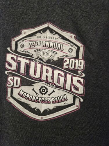 Sturgis 2019 Motorcycle Rally Tshirt Size 2XL