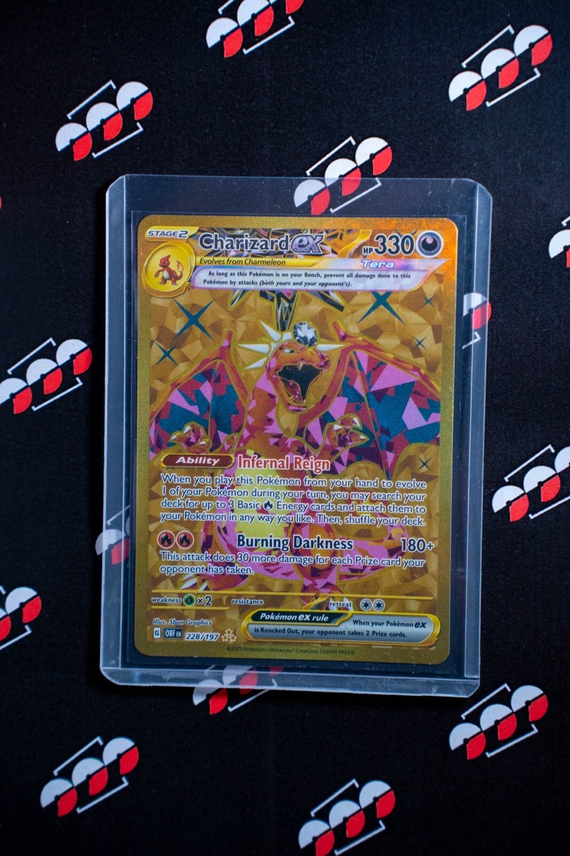 Pokémon TCG Charizard ex SV03: Obsidian Flames 228/197 Reverse