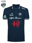 ALFA ROMEO Racing Team Replica Car GP Stable Short Sleeve Polo +3stickers