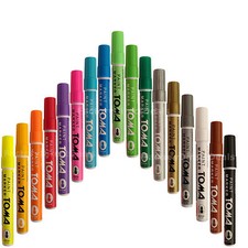 UNIVERSAL PERMANENT OIL BASED PAINT MARKER WATERPROOF GRAVE STONE PEN 17 COLOURS