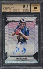 2016 Panini Prizm Blue Wave #RA-JGF Jared Goff RC Rookie AUTO /149 BGS 9.5