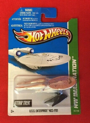 1:64 Hot Wheels U.S.S. Enterprise NCC-701 White