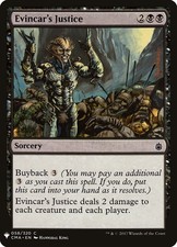 x1 Evincar's Justice - Mystery Booster - NM - MTG