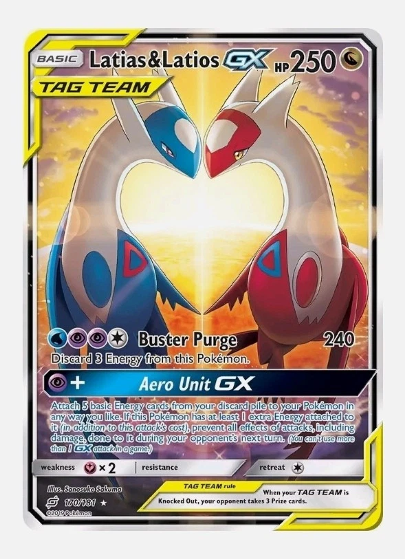Las mejores ofertas en Cartas de JCC Pokémon Latias & Latios GX | eBay